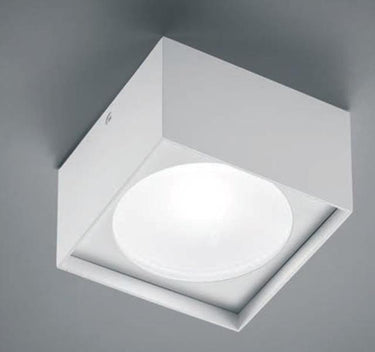 Vivida plafoniera led quadra bianca 12w 120x120